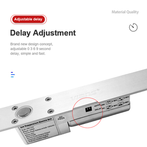 Verrou électrique à pêne dormant Vians <span class=keywords><strong>de</strong></span> haute qualité 12V en cuivre pur avec retour LED et temporisation - Product Image 2