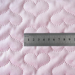 कारखाने प्रत्यक्ष मखमल हृदय अल्ट्रासोनिक उभरा हुआ क्लुटेड कपड़े pu लेटेड लुगम्य सोफे कवर और बैग और खिलौने के लिए कुशन - Product Image 4