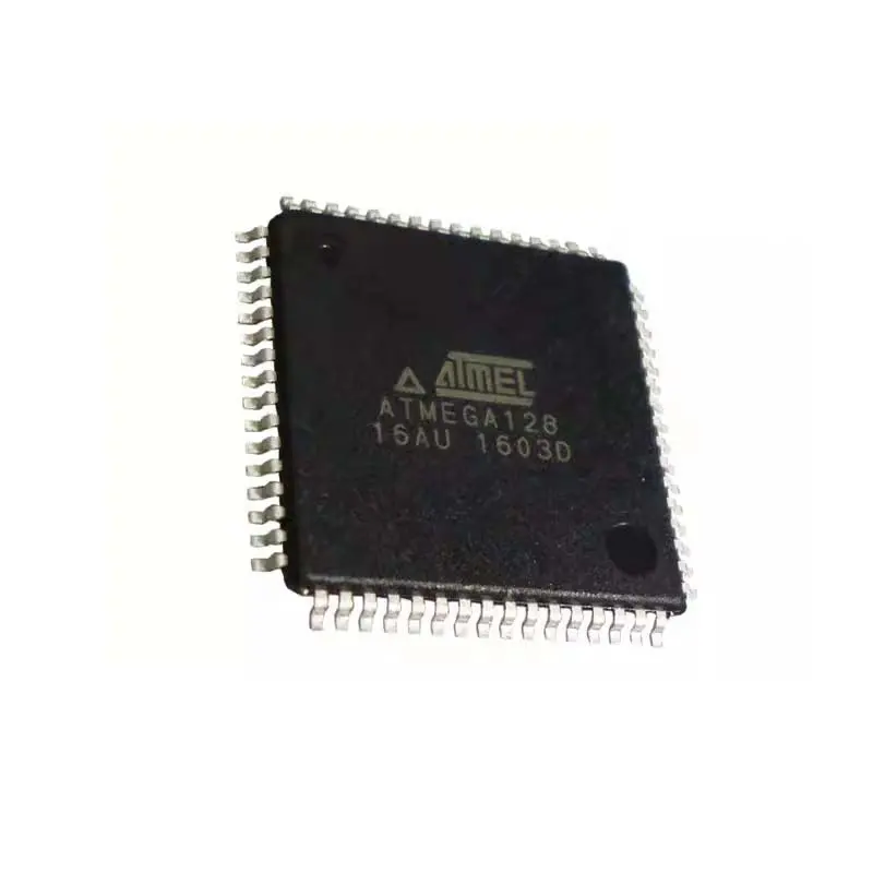 ATMEGA128-16AU ATMEGA128 New original 8-Bit Microcontrollers IC MCU 8Bit 128KB Flash TQFP64 electronic components