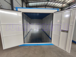 Màn trập phẳng gói <span class=keywords><strong>container</strong></span> prefab lắp ráp có thể gập lại di động Stackable đổ với cán lên cửa di động tự lưu trữ đơn vị - Product Image 4