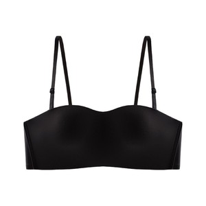 Top sin tirantes <span class=keywords><strong>con</strong></span> correa de hombro desmontable, antideslizante, <span class=keywords><strong>con</strong></span> efecto push-up, sin costuras, invisible, sexy, sin <span class=keywords><strong>aros</strong></span>. - Product Image 4