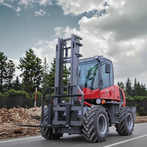 Fábrica China Forflift Nueva carretilla elevadora de terreno 4x4 Carretilla elevadora de terreno diésel <span class=keywords><strong>3</strong></span> toneladas <span class=keywords><strong>3</strong></span>,5 toneladas 5 toneladas Carretillas elevadoras todoterreno - Product Image 1