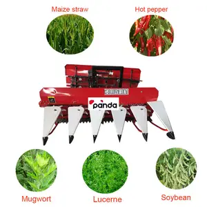 Agriculture Small Self propelled Rice Wheat Reaper Harvester Machine With Walk Behind Tractor Price In Pakistan