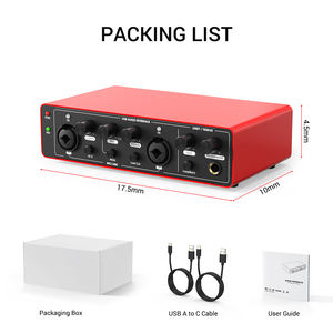 짐홈 신제품 ZS35U 2채널 192Khz 24비트 USB 사운드 오디오 인터페이스 - Product Image 5