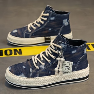 Zapatos de Hombre Transpirables, Zapatos Casuales de Diseñador, Ligeros, Duraderos, Cómodos, que Aumentan la Altura, Zapatos Casuales Clásicos de Lona - Product Image 2