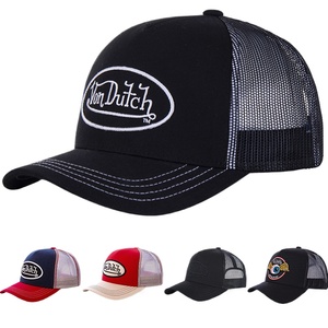 Casquette <span class=keywords><strong>de</strong></span> sport <span class=keywords><strong>Von</strong></span>, casquette <span class=keywords><strong>de</strong></span> camionneur néerlandaise personnalisée brodée, protection solaire, maille imperméable, logo personnalisable - pour le baseball, les activités <span class=keywords><strong>de</strong></span> plein air - Product Image 1