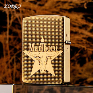 Accendino a cherosene ZORRO/Zorro ZL-BLT910-1 91 Million Baolu con mola, antivento, design retrò - Regalo per incisione - Product Image 3