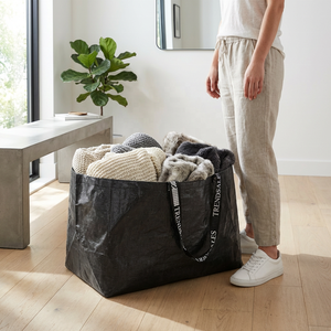 Bolsa de Compras Reutilizable de Polipropileno Tejido Resistente, con Logotipo Personalizado Bordado, Asa Doble, Capacidad de 30 kg, Bolsa para <span class=keywords><strong>Mudanza</strong></span> - Product Image 3