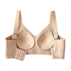 고품질 무선 리프트 안티 처짐 스포츠 여성 브라 고정 컵 심리스 편안한 푸쉬업 플러스 사이즈 브라 - Product Image 4