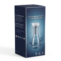 Gelas Filter Air Premium, Alkali, Penghilang Klorin, Ramah Lingkungan, Cocok untuk Penggunaan di Luar Ruangan/RV, Mudah Dimasukkan ke Kulkas, Penggunaan Sehari-hari