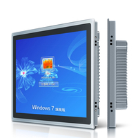 Win 10 kontrol monitor sentuh mesin tampilan tempel 18.5 inci layar sentuh dengan win 10 sistem android 11 8G 256G RAM