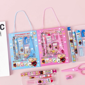 10 Piece High Quality Non-toxic DIY Price Cheap Kids Stationery <strong>Set</strong> Kids <strong>Stationary</strong> <strong>Set</strong> a Sschool Supplies - Product Image 2