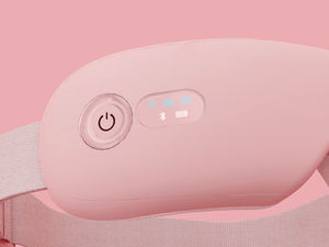 Dispositivo de masaje plegable con compresión por airbag, vibración, terapia térmica, música Bluetooth, máscara para ojos inalámbrica, máquina de masaje ocular rosa. - Product Image 5