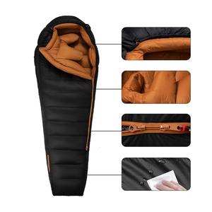 LLOYDBERG Compact 650FP Ultralight <span class=keywords><strong>Zero</strong></span> Degree Thermal Sleeping Bag Lightweight Envelope Duck Filling for Camping Extrêmement Cold - Product Image 3