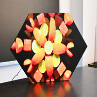 Écrans Vidéo Chinois Intérieurs à LED, Panneaux Muraux 192mm, Armoire d'affichage, Calcul au mètre carré