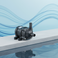 Pompe à eau CC sans balais ZKSJ DC40D 12V 24V 550L/H 8M de hauteur de refoulement pour applications solaires, fontaines DMX, bassins à poissons, équipements médicaux et de beauté, et refroidissement de liquides