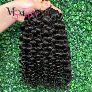 Extensiones de Cabello Humano 100% Natural con Ondas Profundas y Rizadas Estilo Pixie, Fáciles de Instalar y Retirar, Paquetes de Cabello Humano Virgen - Product Image 6