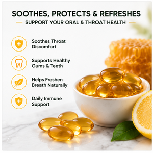 Gummies OEM Propolis Vitamine C Gelée royale <span class=keywords><strong>Miel</strong></span> Soin Bucco-dentaire Gélifiés Quotidiens Antioxydants Botaniques à Croquer pour la Santé de la <span class=keywords><strong>Gorge</strong></span> et Buccale - Product Image 3