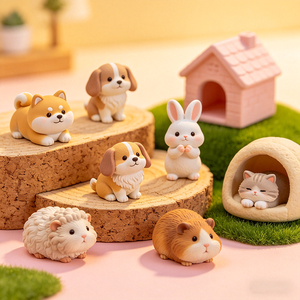 Figura Decorativa de Animales con Temática Familiar de Poliresina, Decoración Cálida <span class=keywords><strong>para</strong></span> el Hogar, <span class=keywords><strong>Regalos</strong></span> de Aniversario y de Inauguración de Casa - Product Image 6