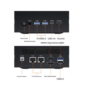 Para Amid Ai 9 Hx370 Mini Host PC, Computación de Alto Rendimiento, Ai 9 H365, Memoria Dual DDR5 de Alta Velocidad, Doble Capacidad - Product Image 5
