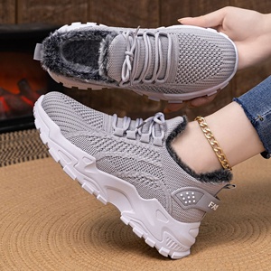 Nouvelles chaussures de sport épaisses et chaudes pour femmes, simples, élégantes, polyvalentes et décontractées - Product Image 2