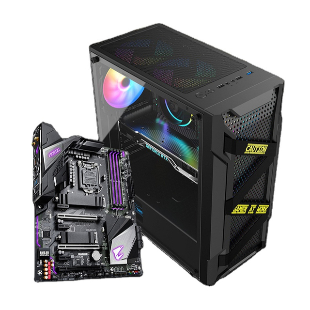 New Design OEM & ODM Cabinet Cpu Desktop Computer Case Tower Computer Cases & Towers Desktop Glass Side Through Gaming