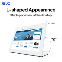 WL1026T 2024 10.1 İnç Masaüstü Dijital Tabela Ekranı RK3566 L Şekilli NFC POE Android 11 Tablet İşletme Kullanımı Profesyonel