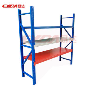 Estantes y estantes apilables al por mayor, estante de almacenamiento para almacén, estanterías de acero, estantes de metal de servicio medio, estantes de estantería sin pernos - Product Image 6