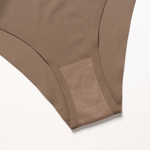 Sous-vêtements de <span class=keywords><strong>sport</strong></span> sans couture physiologiques à poitrine sexy, taille plus, culotte d'entrejambe en pur coton pour femmes à taille basse - Product Image 5