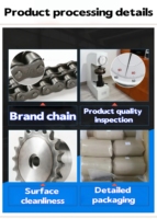 SFS Faible Niveau de Bruit 45 #   Accouplement de chaîne en acier, structure universelle, flexible/raide, haute dureté, économique, personnalisable OEM