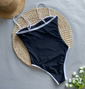 JUST arrivi STOCK 2 colori costumi da bagno Sexy donna <span class=keywords><strong>un</strong></span> pezzo alto costume da bagno - Product Image 4