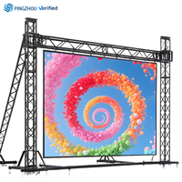 Écran LED d'affichage extérieur 50x100cm P2.6/P2.93/P2.91, mur vidéo LED, panneau adapté pour le fond de scène