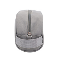 Oxford Tissu Étanche Épaissie Lunettes De Soleil Cas Durable Retangular Toilette Hommes Rasoir Poche Lavage Maquillage Sac avec Manipulateur