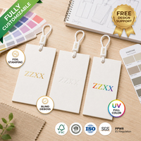 Etiquetas Colgantes de Papel Kraft Reciclado al por Mayor ZX con Cuerda de Algodón Trenzada para Ropa, Zapatos y Bolsos de Hombre - Ecológicas y Personalizadas