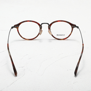 Monturas de Gafas de Titanio con Aro Completo, Unisex, Ligeras, para Corrección de la Visión, Color Sólido, Talla Adulto 47mm - Product Image 5