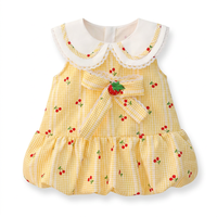 Robe de princesse pour bébés filles - Robe d'été sans manches à col de poupée Vente en gros Commerce international