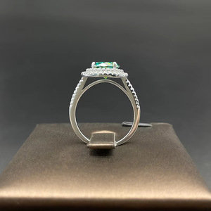Женское обручальное кольцо из серебра 925 пробы, 2 карата - Product Image 4