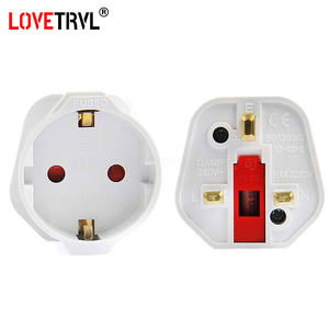 <span class=keywords><strong>Adaptateur</strong></span> universel européen de voyage, 2 broches vers le Royaume-Uni, 13A, 250V CA, convertisseur électrique européen vers l'<span class=keywords><strong>Angleterre</strong></span> - Product Image 5