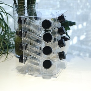 Wholesale Multifunction 360 Rotating Lucite Seasoning Holder 16 Holes Transparent Acrylic Spice <b>Shelf</b> <b>for</b> <b>Kitchen</b> - Product Image 2
