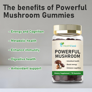 Gummies aux champignons puissantes OEM ODM avec équivalent à base de plantes pour améliorer la mémoire et la clarté, calmer l'humeur – Supplément complexe de champignons - Product Image 2