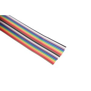 Cable plano tipo arcoíris Eowpower de 20 pines, 5 metros (1,52 m) de longitud, calibre 28, conductor de cobre, aislamiento de PVC - Product Image 4