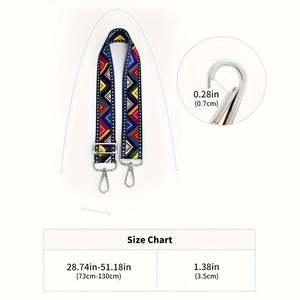 Eco-friendly Strap Nylon Webbing <b>Belt</b> for Pet Bag Decoration Custom <b>Fabric</b> Bag Straps - Product Image 3