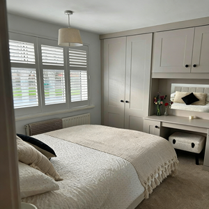 BALOM Customized 2025 New Design Melamine Finish Wooden Bed-end Wardrobe Best Price <b>Bedroom</b> <b>Furniture</b> Ardrobe - Product Image 2