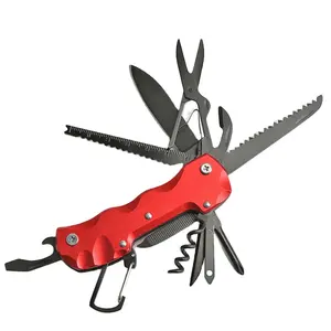 Serbaguna Survival Kit tang pisau saku tahan lama Multi Plier Multi-tool untuk bertahan hidup berkemah berburu