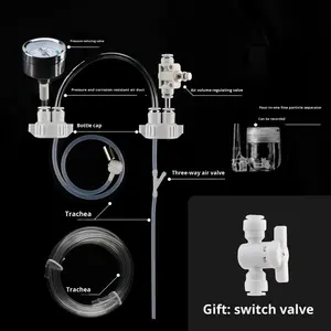 D201DIYCO2 電磁式<span class=keywords><strong>CO2</strong></span>発生器 水槽 水生植物用 プラスチック・金属製 自作DIY 魚タンクアクセサリー - Product Image 6