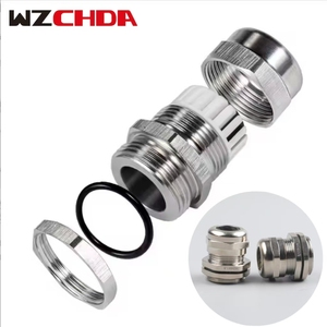 Wzchda M20 Chất lượng cao Brass Cable gland Nickel mạ chống thấm nước IP68 kim loại khớp 6 ~ 12 mét 7 ~ 14 mét phạm vi nhựa OEM - Product Image 4