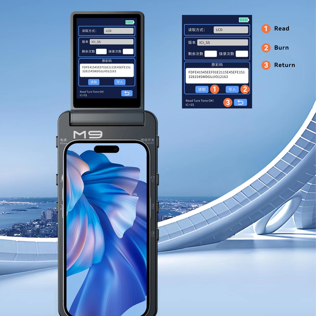 YCX M9 Intelligent Screen Tester Handheld Smartphone Screen Tester True Tone OLED Screen 3D Touch Testing Tools