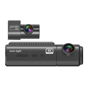 Caméra de visée automatique 4K enregistreur vidéo sans fil boîte noire caméra de tableau de bord de voiture fonction Bluetooth caméra de tableau de bord avant arrière enregistrement de véhicule