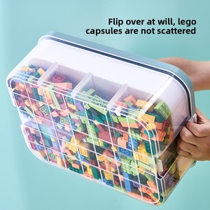 Biểu tượng tùy chỉnh dual-màu <span class=keywords><strong>Freeze</strong></span>-<span class=keywords><strong>to</strong></span>-Go vỏ sò Hộp Ăn Trưa 2 ngăn với rõ ràng bản lề có nắp đậy nhựa hộp đựng thức ăn - Product Image 3