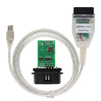 Programador ECU de alta calidad SMPS MPPS V13.02 V13 K CAN Flasher Chip Tuning Remap OBD2 MPPS V13.02 para coches VAG Cable de diagnóstico